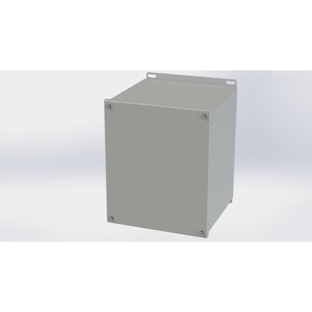 Saginaw Control & Engineering Captive Screws Electrical Enclosures, 12.13 in H, 10 in D, 10 in W, NEMA 3R, 4, 12, 13 SCE-121010SC